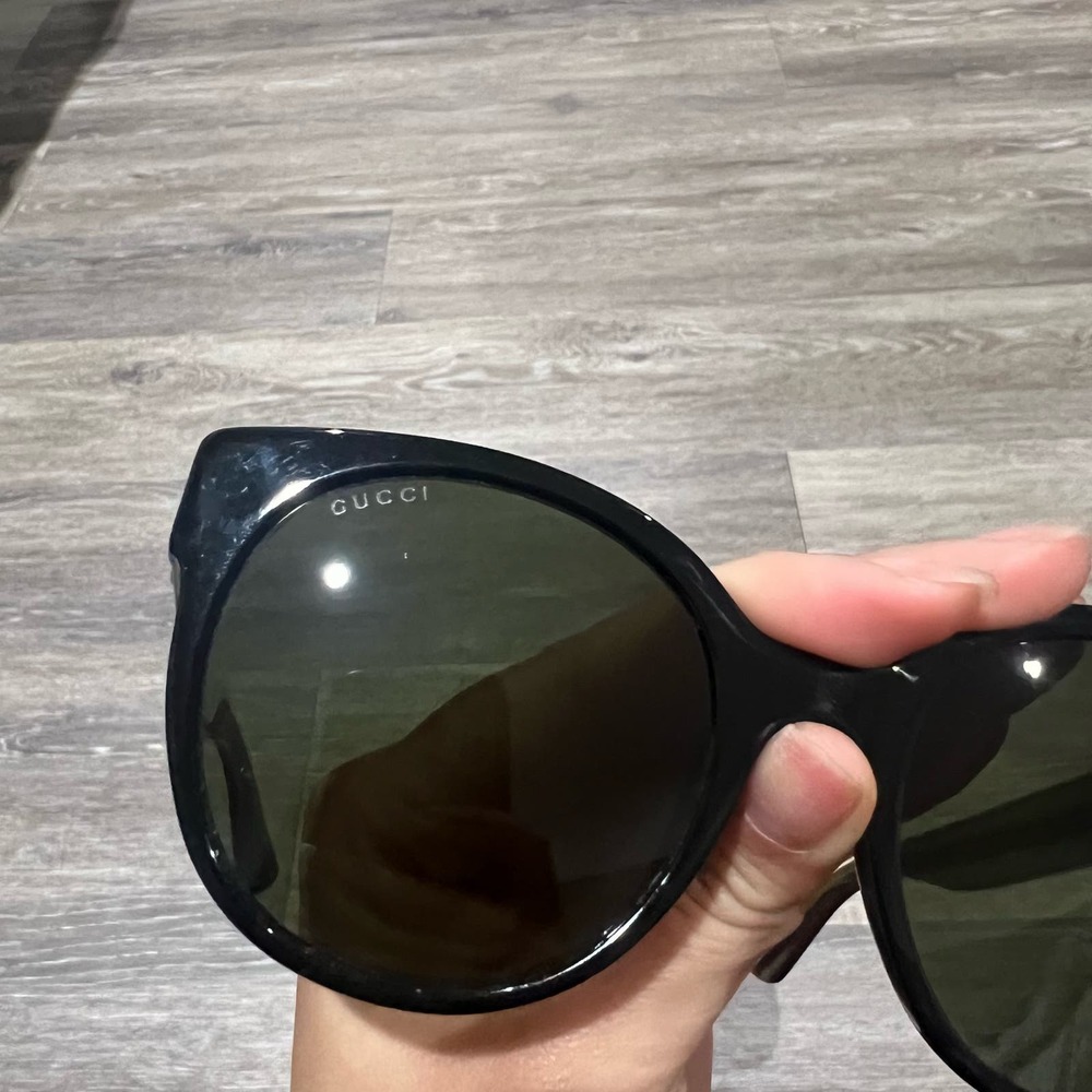 Gucci GG0034SN Glitter Black Women's Sunglasses - Picture 9 of 16